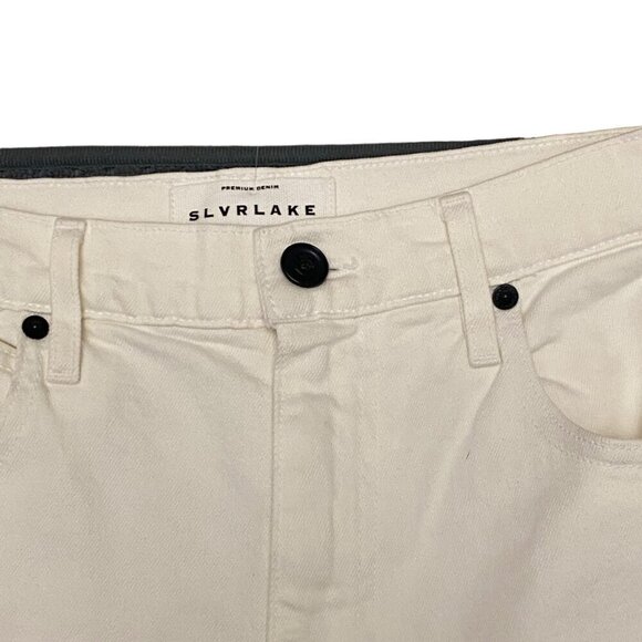 NEW SLVRLAKE Beatnik White Denim Jeans Size 29 - Picture 3 of 8